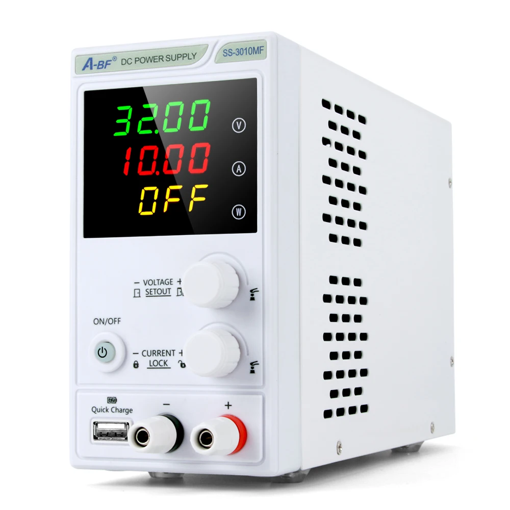 

A-BF Lab источник питания постоянного тока Регулируемый 30 В/10a/300 Вт регулятор переменного напряжения стабилизатор переключения лабораторный н...