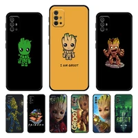 marvel baby groot case cover for motorola moto e6s hyper g30 g50 g60s g9 g8 one fusion g stylus protection silicone style shell