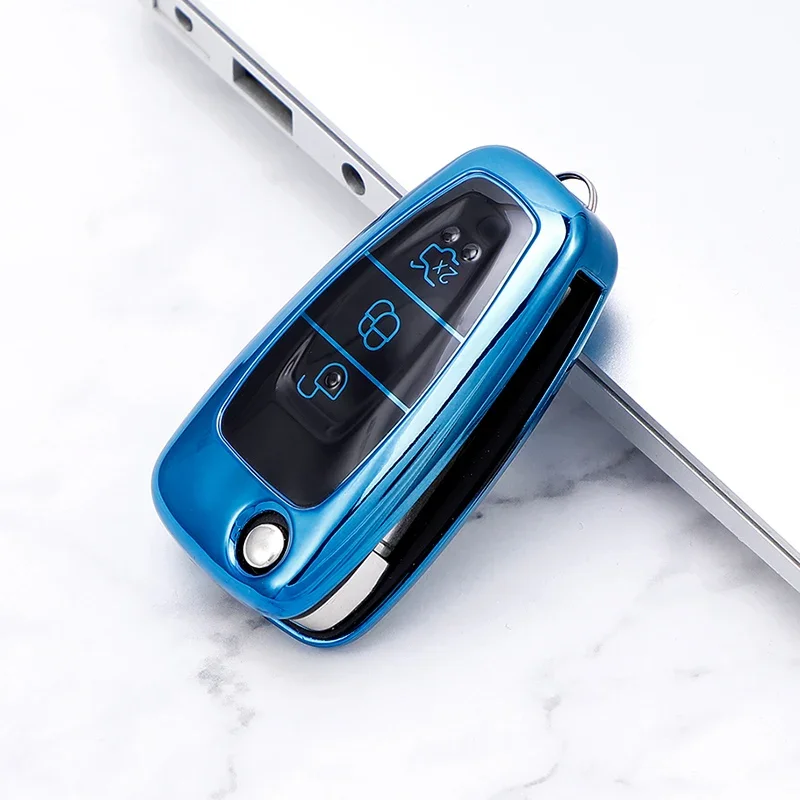 

Чехол для автомобильного ключа чехол для Ford Focus 2 3 MK3 ST RS Ecosport Kuga Escape Fiesta Fold C-Max S-Max аксессуары для Mondeo