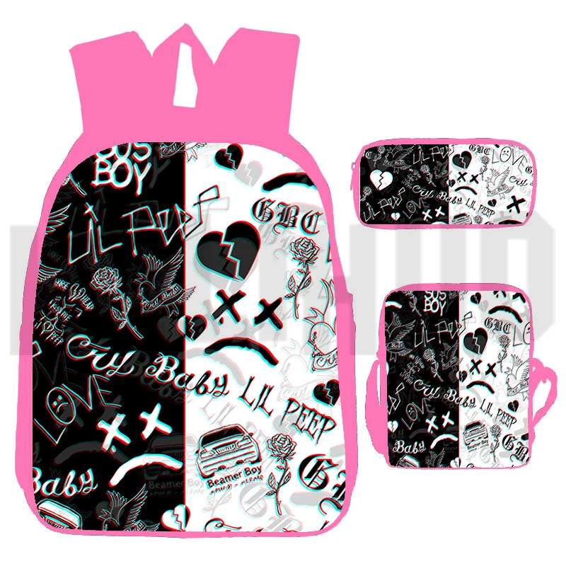 3 шт./комплект, школьные рюкзаки для девочек-подростков, с 3D-принтом