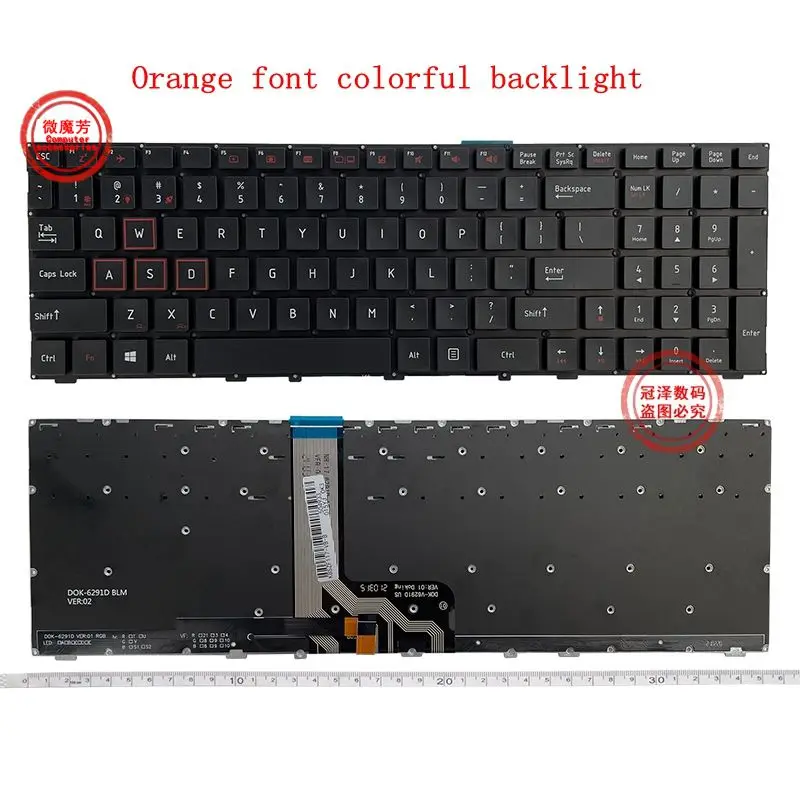 Английская американская клавиатура для MACHENIKE F117-VD F117-VG F117-V F117-V56T VA65T V26 VSG65 F117-VC GV65