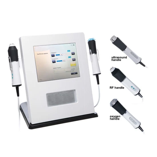 

2022 New 3 in 1 Super Facial Oxygen Exfoliation Therapy Ultrasound Oxygenate Infuse RF Facial Capsule Skin Tightening Machine