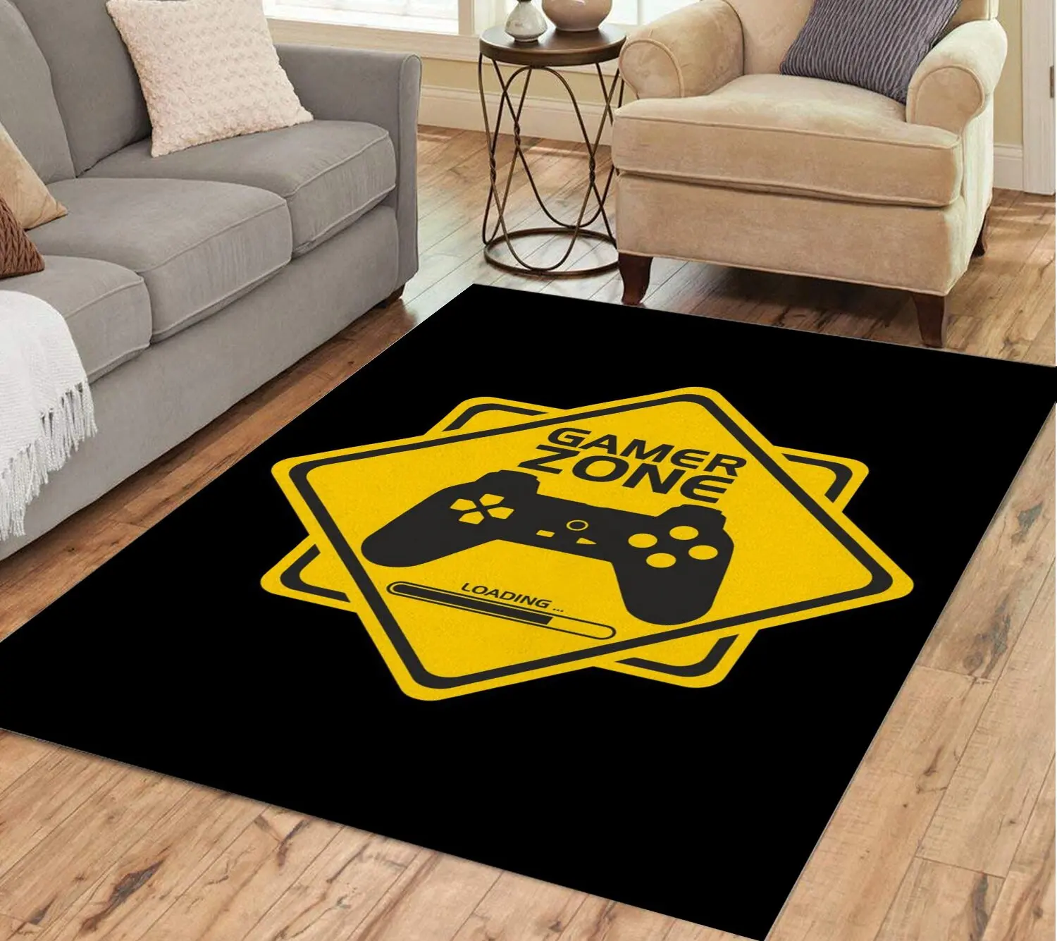 

Gamer Controller Area Rugs Non-Slip Floor Mat Doormats Home Runner Rug Carpet for Bedroom Indoor Outdoor Kids Play Mat Dywan