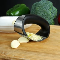 stainless steel manual garlic mincer chopping garlic press fruit vegetable tools kitchen tool gadgets