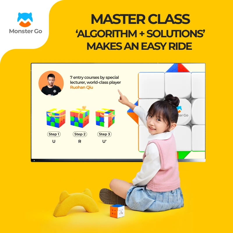Picube GAN Monster Go EDU 3X3 V2 Магнитный Скоростной Куб Без Наклеек Профессиональная