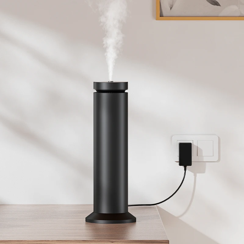 

Large Area Aluminum Electric Fragrance Essential Oil Machine Wifi Bluetooth Hotel Lobby Scent Column Aroma Diffuser