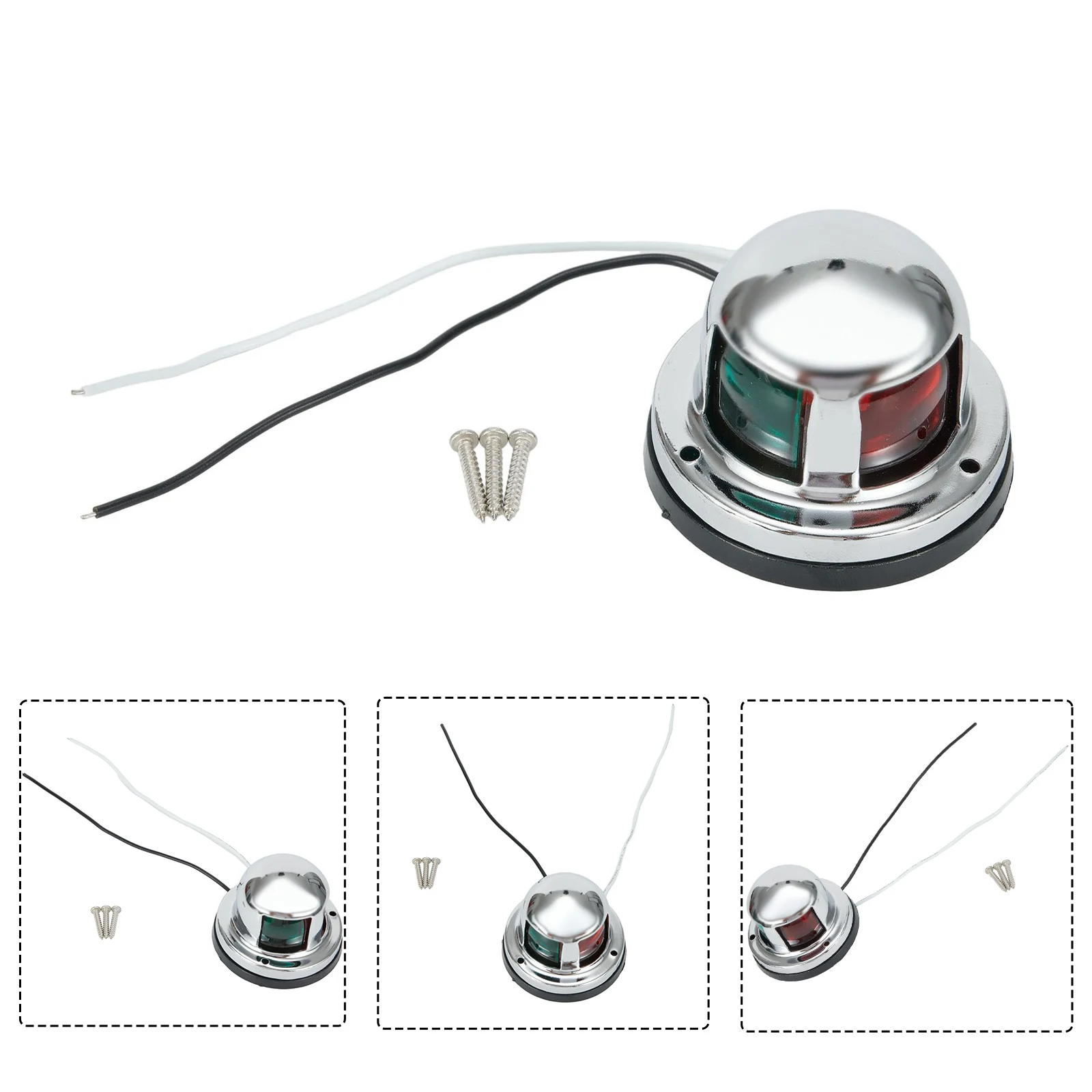 Индикатор навигации зеленый поликарбонатный объектив красный индикатор лодки