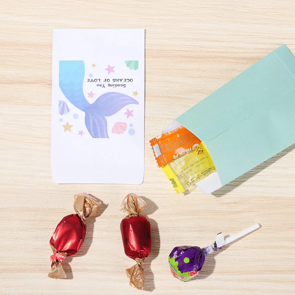 Пакет из крафт-бумаги пакет для упаковки конфет печенья упаковка попкорна