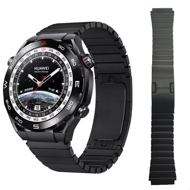 Stainless Steel Watchband for HUAWEI WATCH Ultimate Strap Metal Bracelet for Huawei GT3/GT 3pro/GT2/GT 2Pro 46mm Watch Accessor
