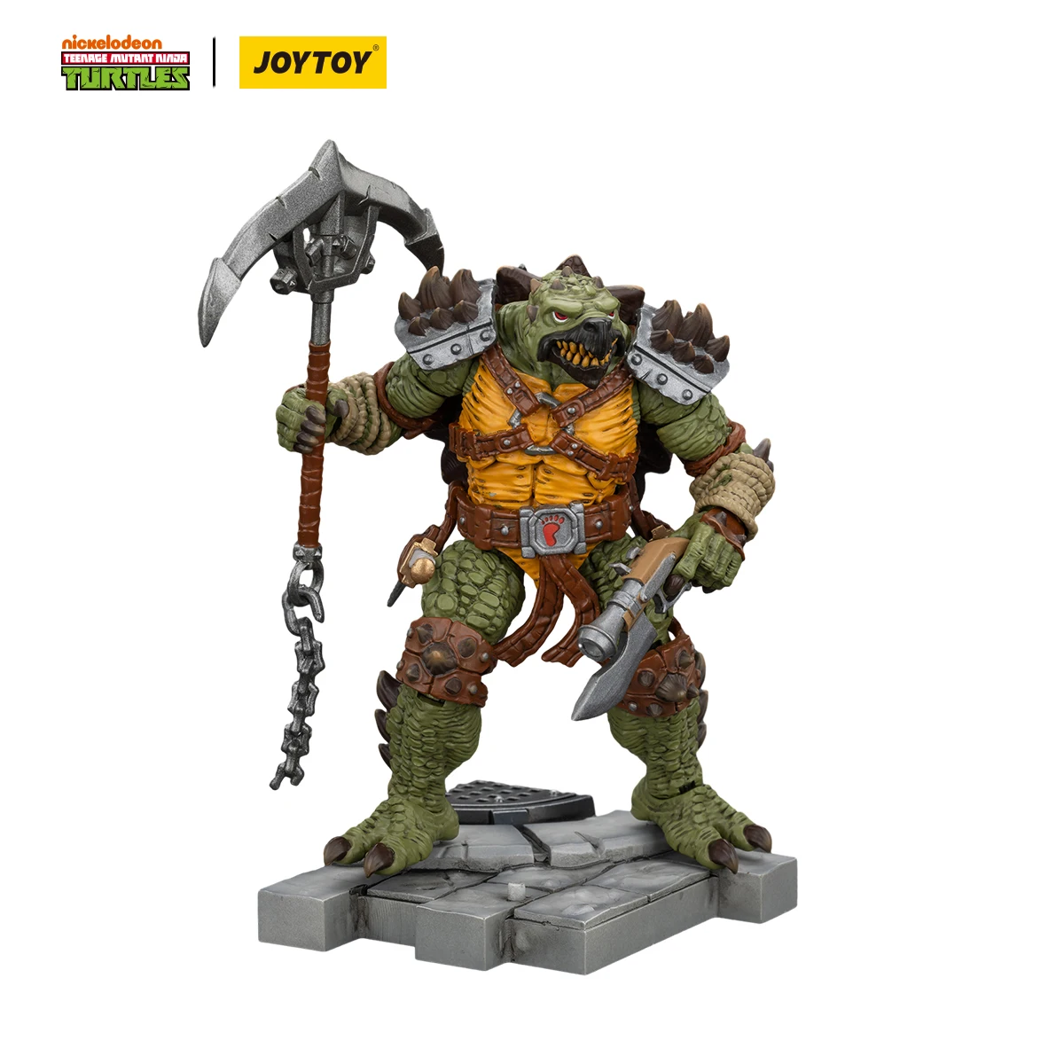 Фото [В наличии в Азии] JOYTOY 1/18 Фигурки TMNT Ninja Черепашки Slash Tokka Krang Аниме Фигурки Игрушки Модель №4