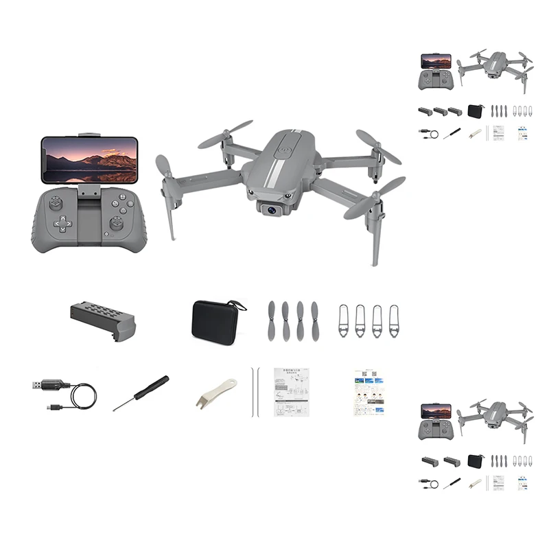 

S17 Drone 4K Professional Foldable with HD Camera Brushless Motor One-Key Return RC Helicopter Foldable for Kids Toys