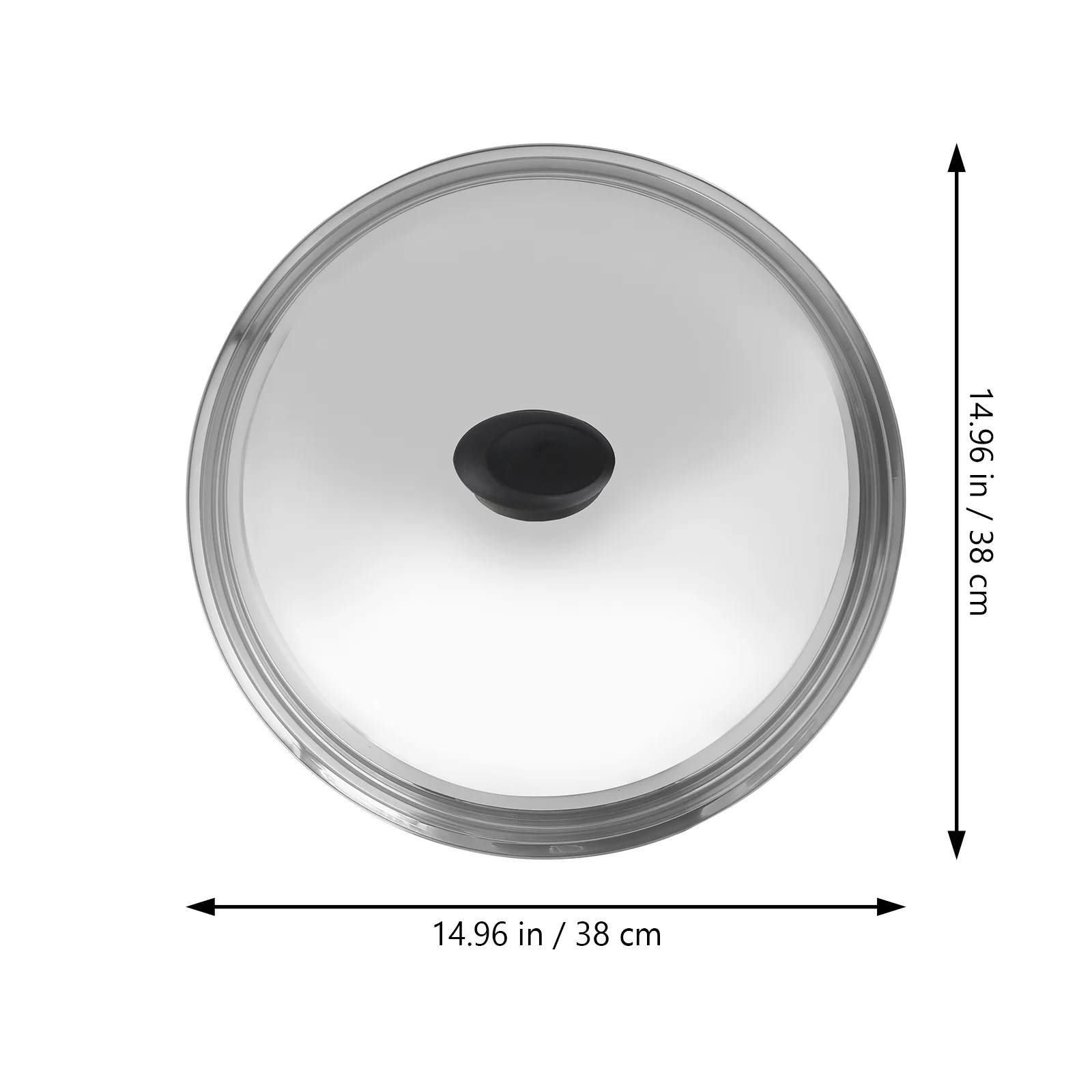 

Adjustable Pot Lid Glass Terrarium Lid Universal Pan Lid Steel Container Lid Barbecue Cookware Lids Lid Pan