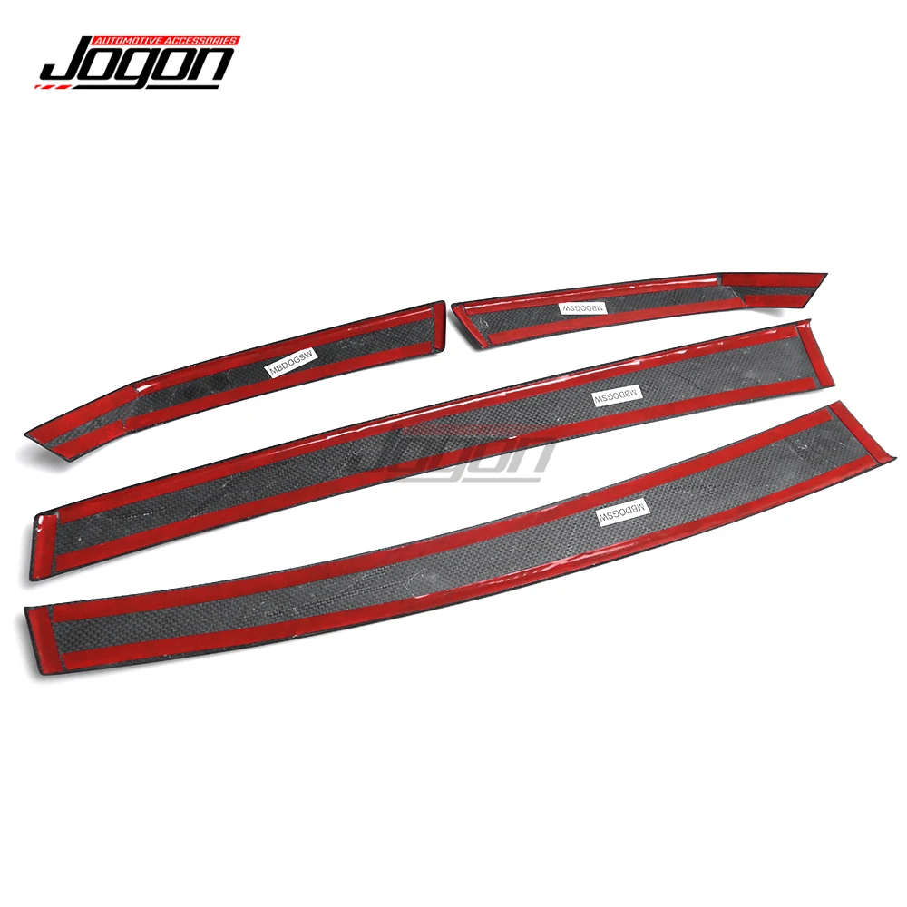 4 шт. внешний автомобильный задний багажник спойлер сплиттер накладка аксессуары