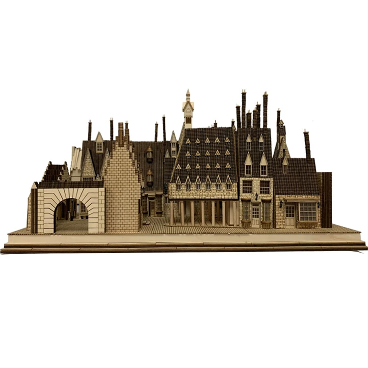

Hot Selling Accept Custom Toy Puzzle Creative 3D Castle Wooden 3D Puzzle