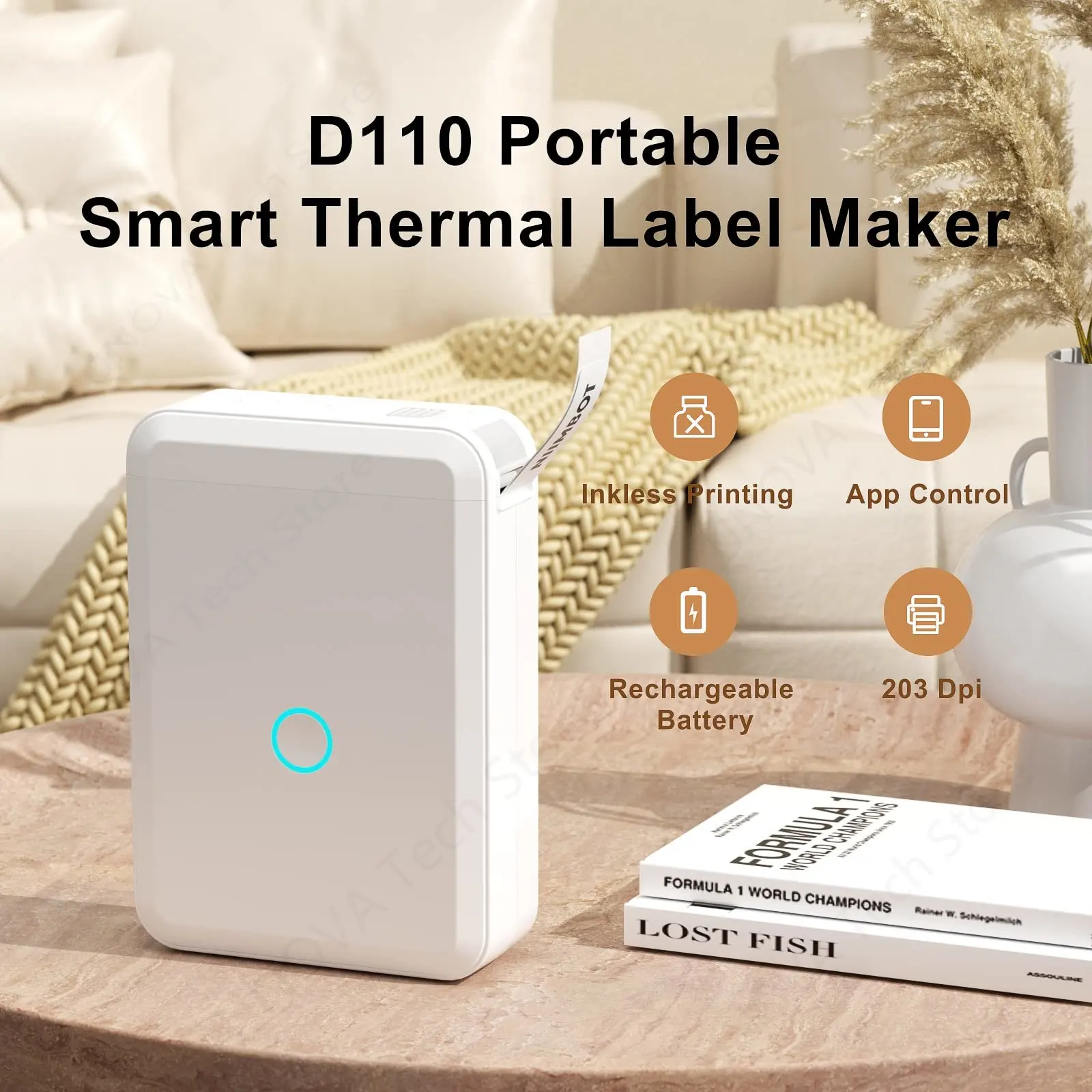 

Niimbot D110 mini printer Label Maker Wireless Label Printer All in One DIY Date Sticker for Android iOS Office Home Use