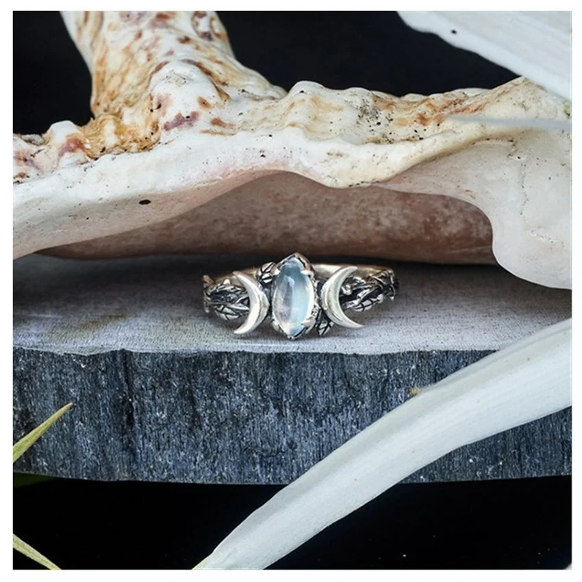 Vintage Moonstone Rings for Women