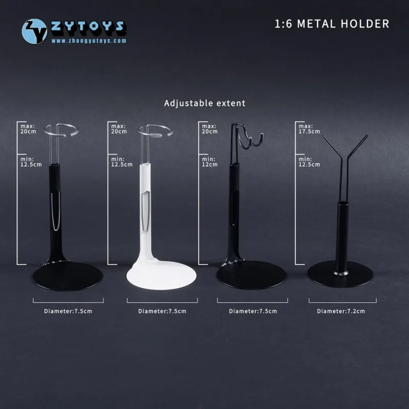 Фото ZYTOYS ZY3018 ZY3019 ZY3020 ZY3021 1/6 Фигурки солдата Модель Металлический держатель Кронштейн Опорная рамка Кукла Игрушки Дисплей №2