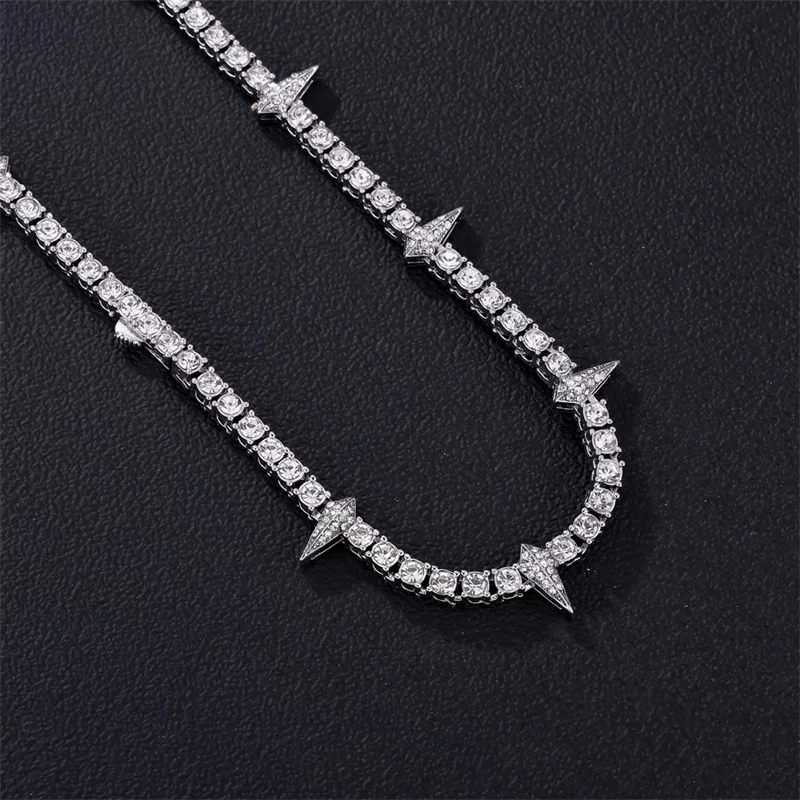 Цепочка с кубинской пантерой Мужская цепь бриллиантами выложенными Фианитами 13