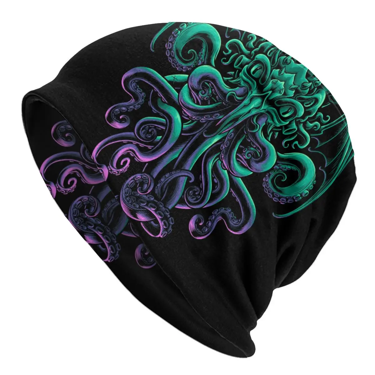 

Bonnet Winter Warm Knit Hat Men Women Cool H.P. Lovecraft Cthulhu Beanies Caps Adult The Old God of R'lyeh Beanie Hats Ski Cap 1