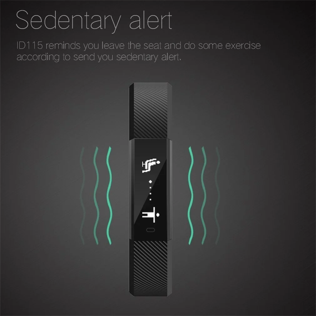 Смарт-браслет с вибрирующим будильником для фитнеса 115 |