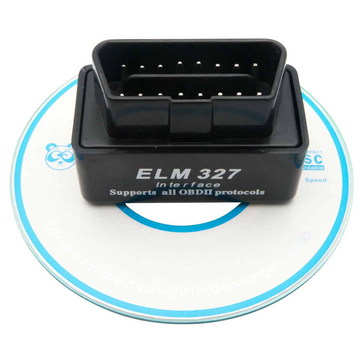 

Bluetooth ELM327 Latest Version ELM327 Scanner DTCs Android Torque Scan Tool OBD2II Bluetooth OBD Vehicle Black
