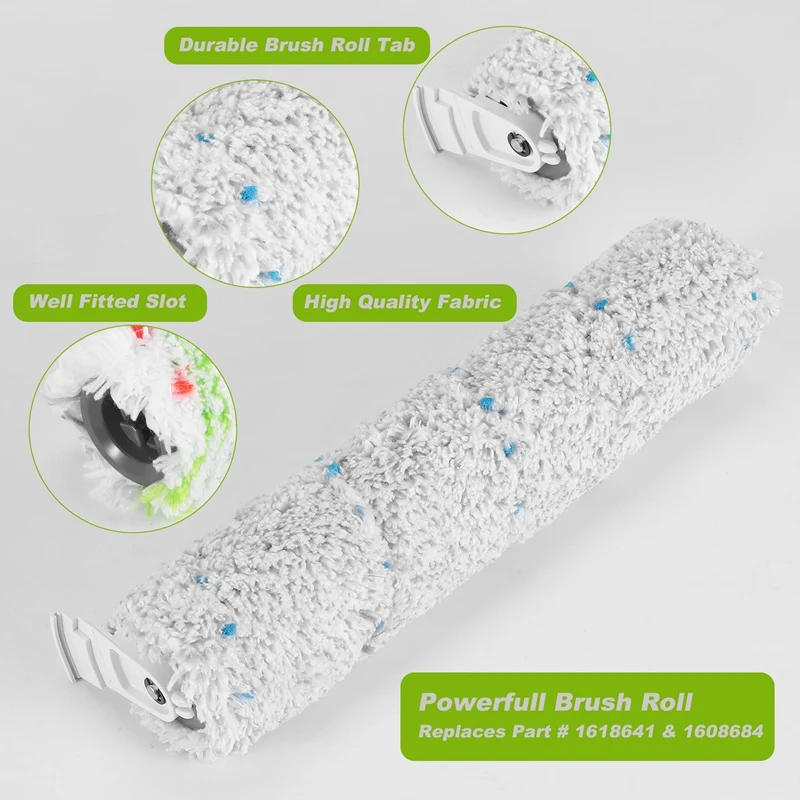 2 HEPA-фильтра + 1 рулон щетки для домашних животных пылесоса Bissell Crosswave Cordless Max Series 2554