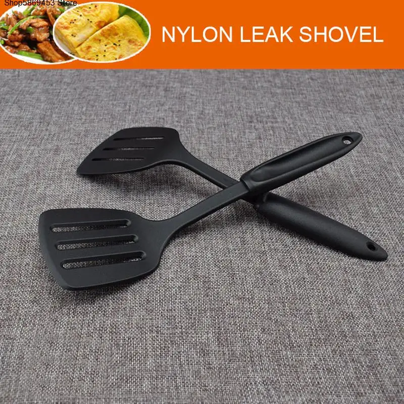

Silicone Slotted Turner Kitchen Cooking Tools Spatula Fried Shovel Egg Fish Frying Pan Turners Scoop Cooking