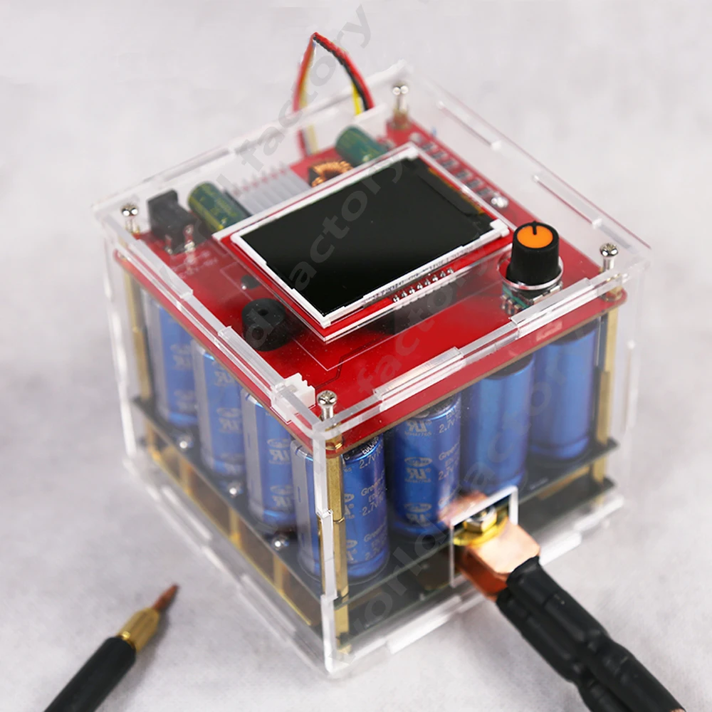 1600F конденсаторный аппарат для точечной сварки DIY Kit светодиодный портативный