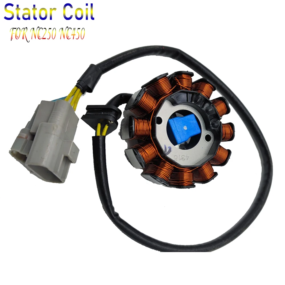 

Motocross Magneto Generator Stator Coil Assembly Kit NC250 NC450 Parts Stator Coil For ZONGSHEN 250CC 450CC Engine KAYO T6