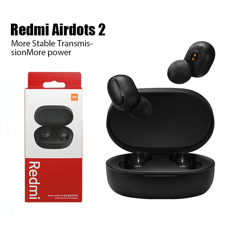 2022 новые оригинальные Xiaomi Redmi AirDots 2 беспроводные наушники Bluetooth 5 0 гарнитура Mi Ture