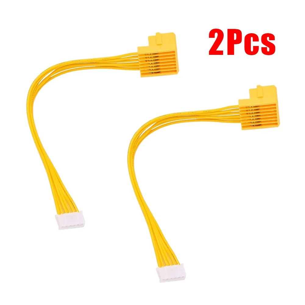

2PCS Charger Connector Terminal Cable Yellow For Makita 14.4V 18V Li-Ion Battery Adapter Converter BL1830 BL1815 BL1430 BL1415