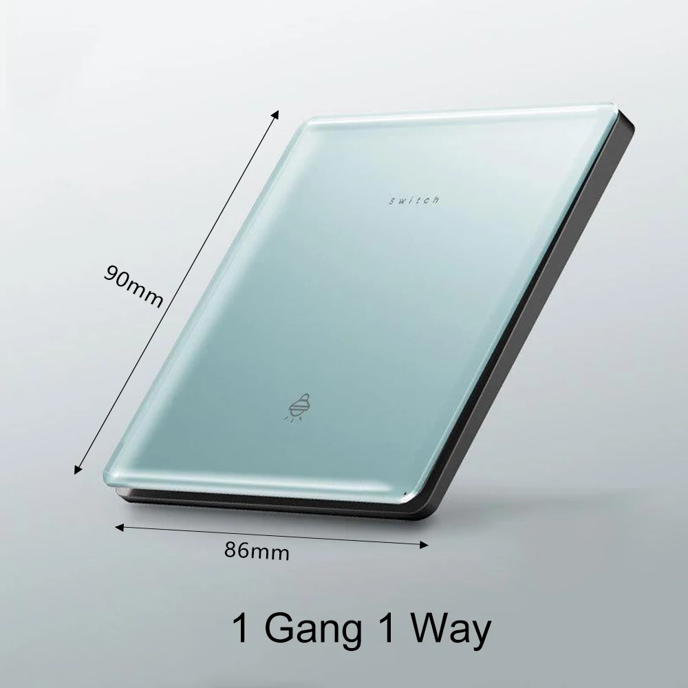 

SANDIY Настенный выключатель 1/2/3/4 клавиши синего цвета