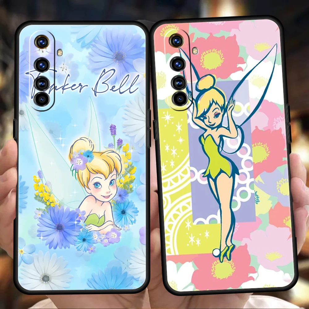 

BANDAI TinkerBell Phone Case for Oppo A12 A74 A76 A16 Find X5 A95 A52 A53 A54 A15 Reno 6 Z 7 Pro A9 2020 5G Silicone Shell Coque