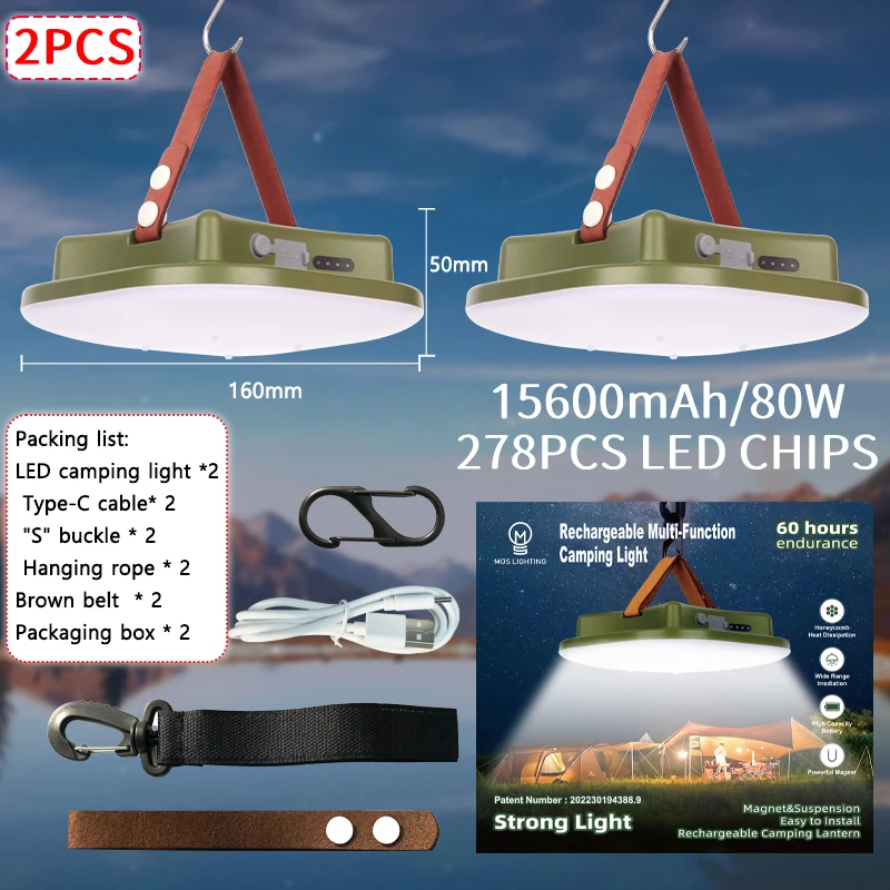 

MOSLIGHTING 13500 мАч портативный фонарь