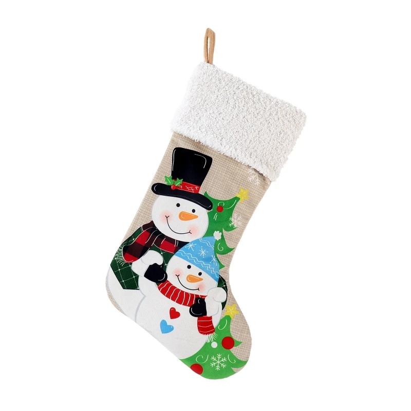 Подвеска в виде рождественской елки Санта/Снеговик |