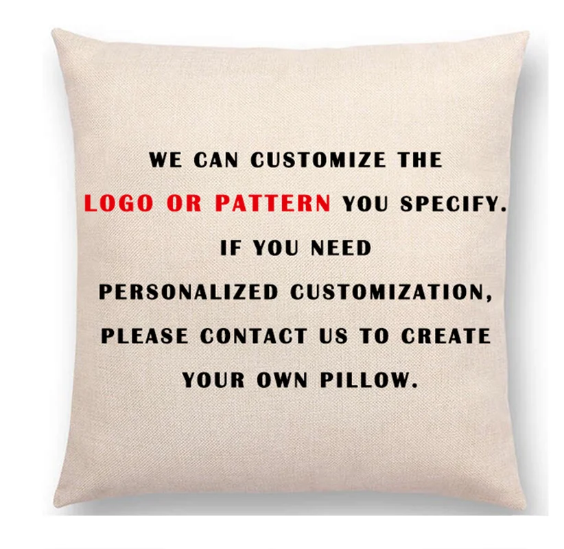 Фото или логотип на заказ наволочка для автомобильного кресла дивана подушки