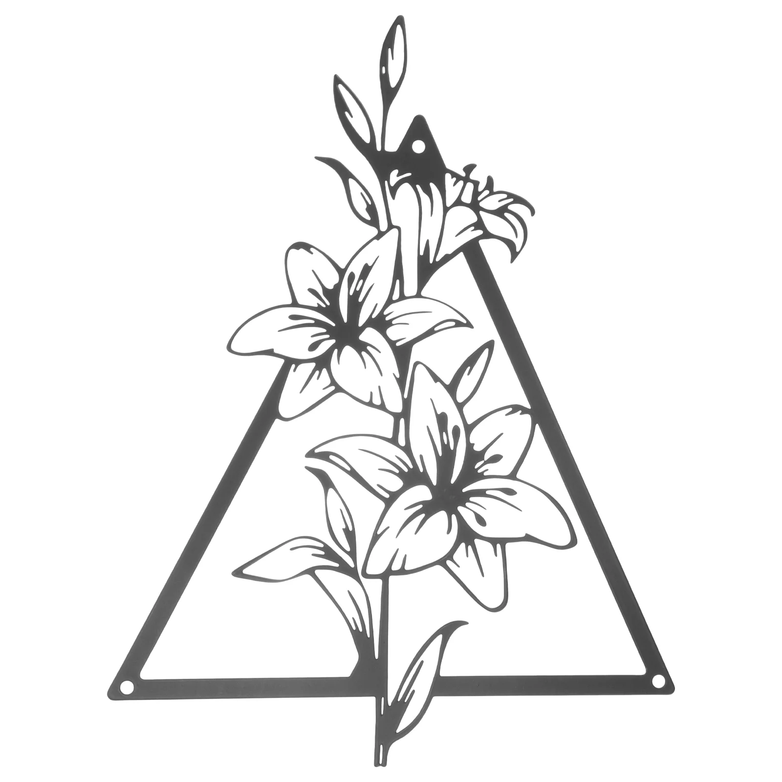 

Wall Flower Silhouette Wall Hanging Flower Decoration Modern Style Wall Flower Decor