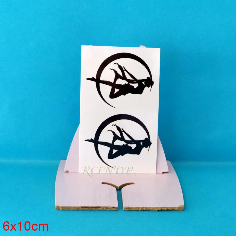 Водостойкая Временная наклейка для татуировок черная искусственная татуировка