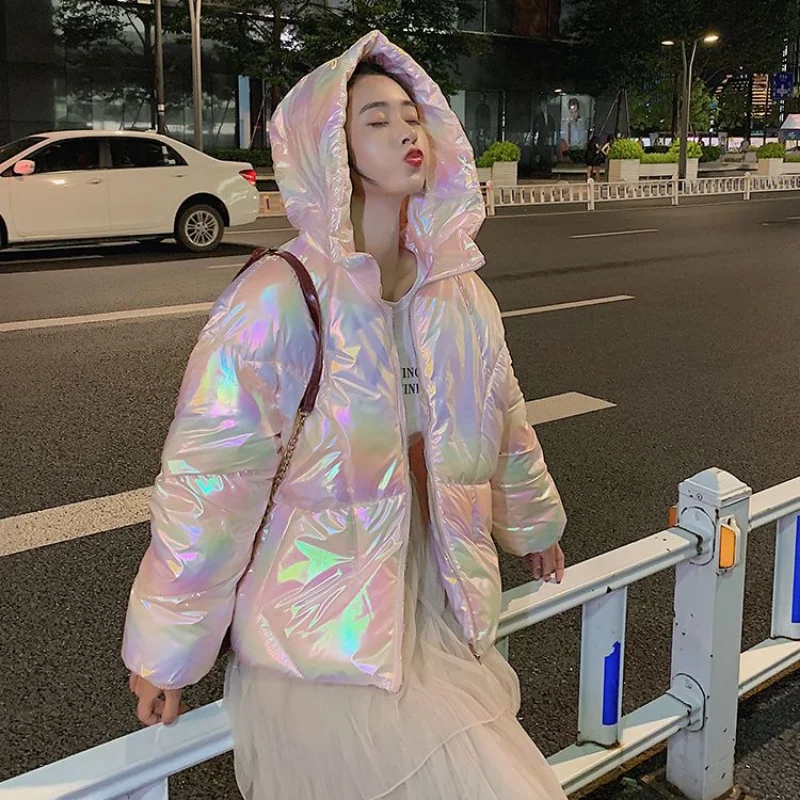 Winter Parkas Women Colorful Korean Style Hooded Fashion Keep Warm Casual Female Sweet Cozy Hot Sale All-match Popular Outwear