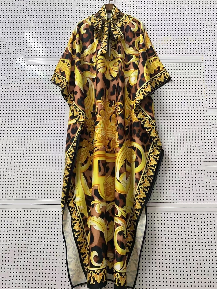 Весна 2025 новое женское платье-пуловер в стиле ретро с геометрическим принтом и