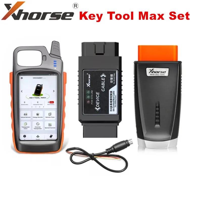 

Xhorse VVDI Key Tool Max Key Programmer with VVDI MINI OBD Tool and VVDI for Toyota 8A Non-Smart Key All Key Lost for Choice