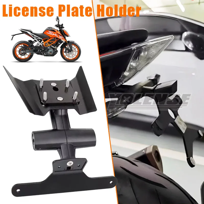 

Держатель Номерного Знака Для Мотоцикла KTM DUKE 250 390 2017-2023, Точный Держатель Номерного Знака Для Хвостового Крыла