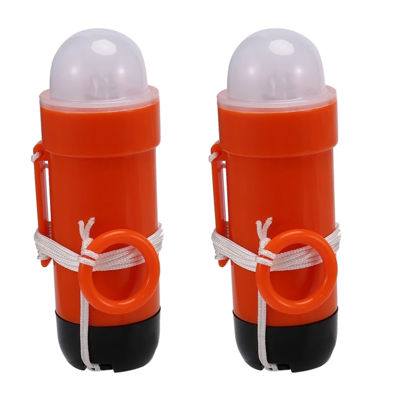 

2Pcs LED Life Jacket Emergency Light Surf Life Jacket Light LED Life Jacket Light Energy Saving Flashlight