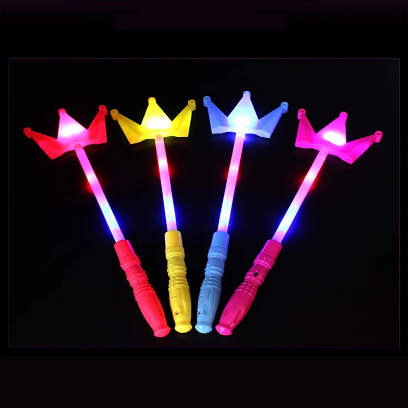 2022 новая корона светодиодные мигающие палочки дети девочки принцесса светящиеся