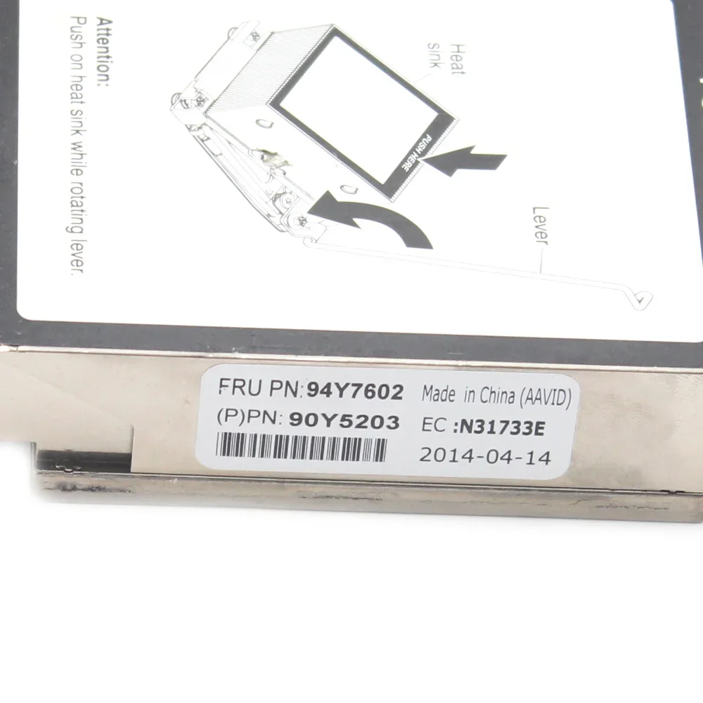 Радиатор для процессора IBM X3550 M4 X3550M4 радиатор кулер 90Y5203 94Y7602 охлаждающий