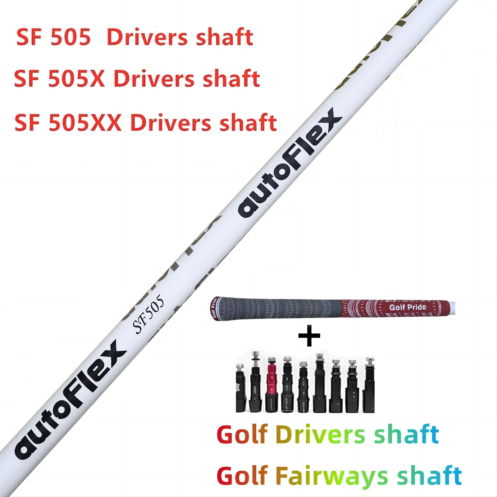 Brand New Golf Drivers Shaft White Autoflex Golf Shaft SF505xx/SF505/SF505x Flex Graphite Shaft Free Assembly Sleeve And Grip