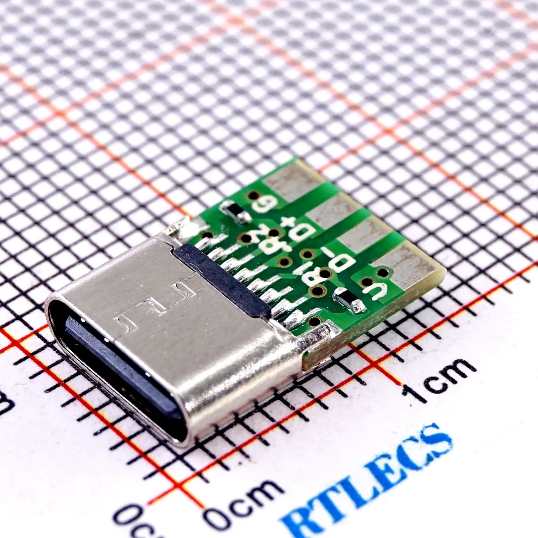 

RTLECS 5 USB Type C разъёмов 5.1K резисторы 16-контактные клеммы