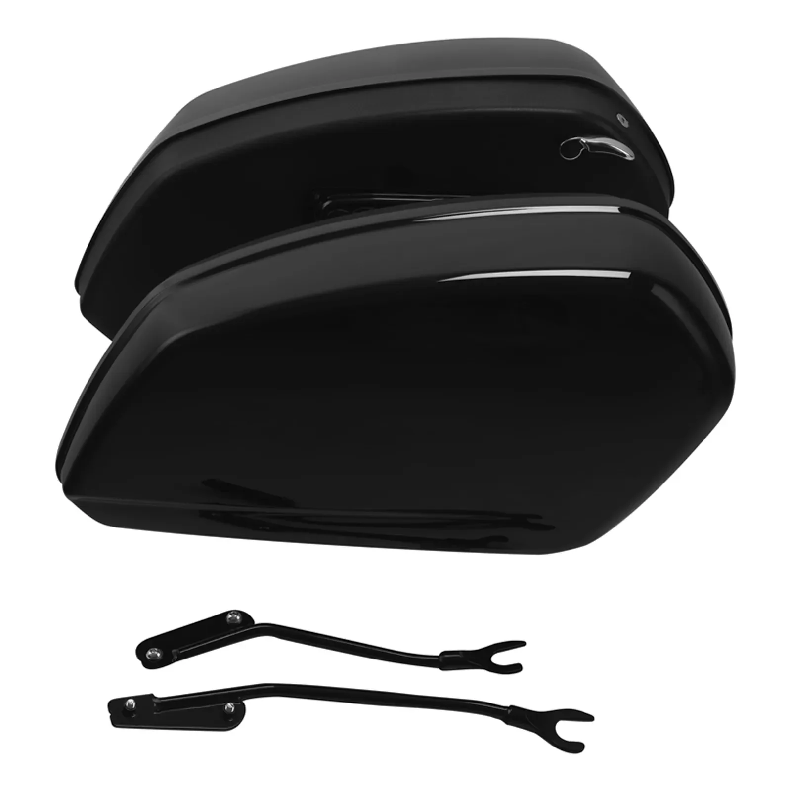 

Мотоциклетные глянцевые черные седельные сумки для Harley Softail Low Rider ST FXLRST 2022-2024