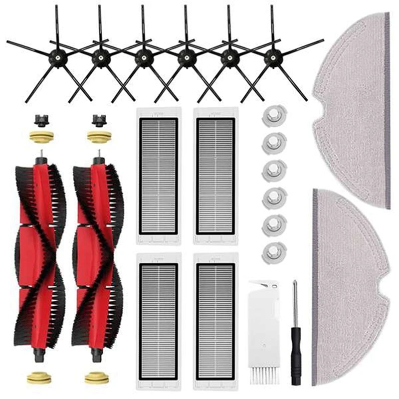 

For Xiaomi Roborock S5 S502-00 S502-02 S5 Max S6 S6 Maxv S6 Pure E4 E5 Robot Spare Parts Main Side Brush Hepa Filter Mop