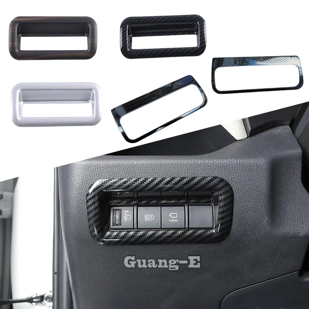 

Car Headlights Adjustment Switch Button Cover Trim Accessories Styling Decoration Frame For Toyota Rav4 2019 2020 2021 2022